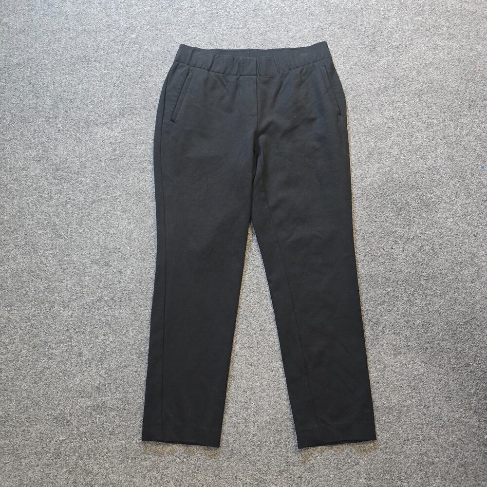 J Jill Pants Womens Small Black Ponte Slim Leg Leggings Stretchy Pull On Casual